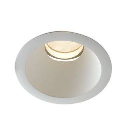 INTEC Spot encastrable et orientable basse luminance LED Elite 230V 20W 2000lm 3000K Ø12,7x12,7cm blanc - INC-ELITE-1X20C