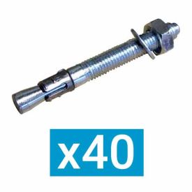 ING FIXATIONS Goujon d'ancrage M8x112 - Boite de 40 - A232240