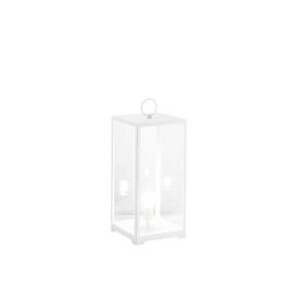 INTEC Lampe à poser extérieure E27 Mirage 230V 53x25x25cm blanc - LANT-MIRAGE-L1-BCO