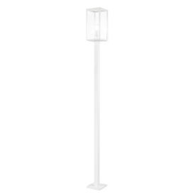 INTEC Lampadaire d'éclairage extérieur E27 Mirage 230V 199,5x17x17cm blanc - LANT-MIRAGE-P200-BCO