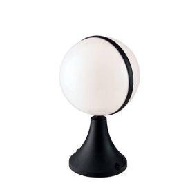 INTEC Borne d'éclairage extérieure E27 Orbit 230V 30x25x25cm noir - LANT-ORBIT-L1