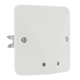 sortie de câble 20/32A Lebenoid blanche - vue de profil