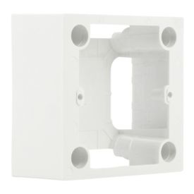 LEBENOID Cadre saillie simple P40 80x80 blanc - 025506