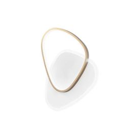 LUCE DESIGN Plafonnier LED Ayrton 230V 42W 4500lm CCT 45x35x7cm or - LED-AYRTON-R45-ORO
