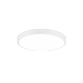 INTEC Plafonnier LED Domo 230V 24W 2700lm 4000K Ø24x24cm blanc - LED-DOMO-R24-BCO