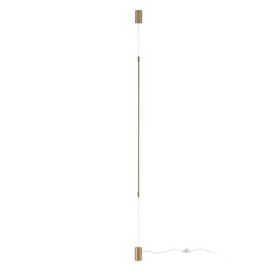 LUCE DESIGN Lampadaire LED Gravity 230V 15W 1728lm CCT 120x6x6cm or - LED-GRAVITY-PT-ORO