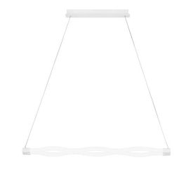 LUCE DESIGN Suspension LED Heaven 230V 40W 5800lm 4000K 150x102x15cm blanc - LED-HEAVEN-S102