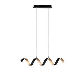 LUCE DESIGN Suspension LED Helix 230V 20W 1680lm 3000K 120x80x13,5cm blanc argent  - LED-HELIX-S4C BCO