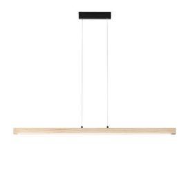LUCE DESIGN Suspension LED Joseph 230V 22W 2750lm CCT 150x125x4,5cm bois - LED-JOSEPH-S125