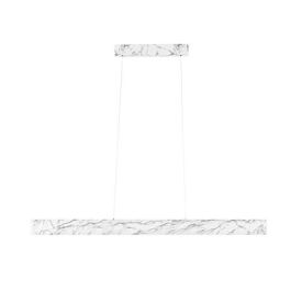 LUCE DESIGN Suspension LED Navel 230V 40W 6400lm CCT 150x121,5x8cm marbre  - LED-NAVEL-S120-MB