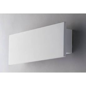 INTEC Applique LED Ortisei 230V 8W 1080lm 4000K 8x22x4cm en plâtre blanc - LED-ORTISEI-AP22