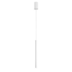 LUCE DESIGN Suspension LED Pype 230V 5W 470lm CCT Ø2,5x200cm blanc - LED-PYPE-S1-BCO