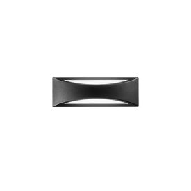 INTEC Applique LED Weiss 230V 16W 1800lm CCT 36x12x11,3cm noir - LED-W-WEISS-NER