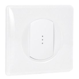 LEGRAND Céliane Interrupteur va et vient complet blanc à voyant lumineux blanc
