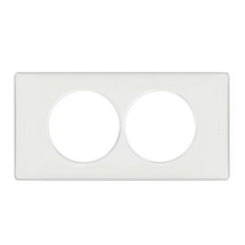 LEGRAND Céliane Plaque Memories 2 postes Yesterday Blanc Entraxe 57 - 068808