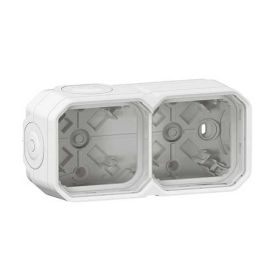 LEGRAND Plexo Boite 2 postes saillie à composer étanche blanc IP55 - 069690L