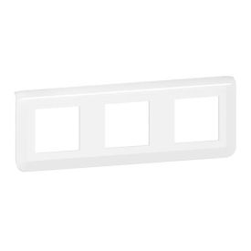 LEGRAND Mosaic Plaque triple horizontale Blanc - 078806L