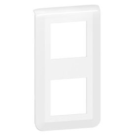 LEGRAND Mosaic Plaque double verticale blanc - 078822L