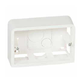 LEGRAND Mosaic Cadre saillie 1,5 postes ou 3 modules P40 blanc - 080289