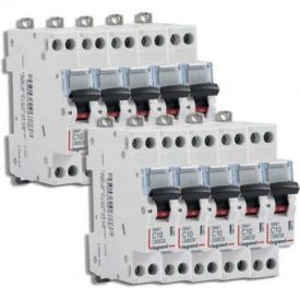 LEGRAND Lot de 10 disjoncteurs électriques DNX3-10A