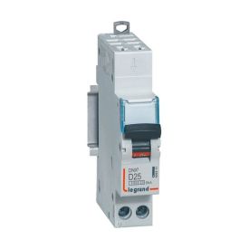 LEGRAND DNX3 Disjoncteur 25A auto Ph+N courbe D 4,5kA 230V - 406811