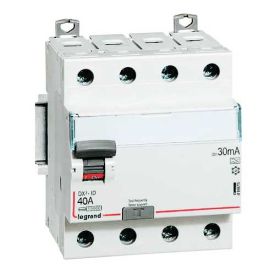 LEGRAND DX3 Interrupteur différentiel 4P 40A Type A 30mA - 411675