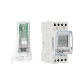 LEGRAND Interrupteur crépusculaire 16A programmable avec cellule extérieure - 412626