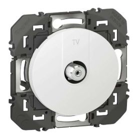 LEGRAND Dooxie Prise TV type F blindée blanc - 600351
