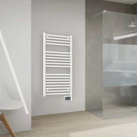 Sèche-serviettes électrique blanc 500W NOIROT Flo bains - DCK2611FDAJ