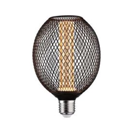 PAULMANN Ampoule LED filament E27 230V 4,2W 200lm 1800K GLOW GLOBE noir - 29087