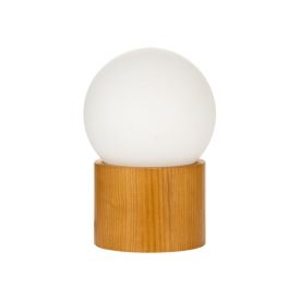 PAULEEN Lampe à poser G9 WOODY SHINE 230V hauteur 27cm bois - 48315