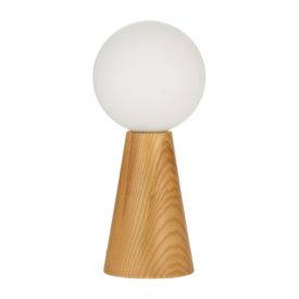 PAULEEN Lampe à poser G9 WOODY SOUL 230V hauteur 27cm bois - 48316