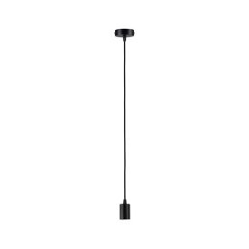 PAULMANN Suspension E27 RAVI IP44 230V Max60W reglable 30-150cm noir - 71136