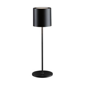 PAULMANN Lampe à poser extérieur LED TUNI IP44 dimmable rechargeable USB hauteur 35cm 2700K noir - 76998
