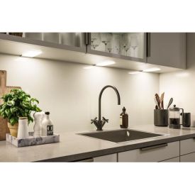 PAULMANN Eclairage LED sous meuble à détection BREDO 3x2,W 3x180lm 3000K argent - 92121