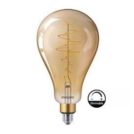PHILIPS Vintage Ampoule LED filament dimmable E27 230V 6,5W(=40W) 470lm 2000K Giant or - 313767
