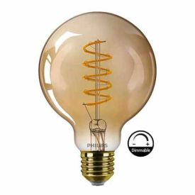 PHILIPS Vintage Ampoule LED filament dimmable E27 230V 4W(=25W) 250lm 2000K globe or - 315471