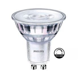 PHILIPS CorePro Ampoule LED dimmable GU10 36° 230V 4W(=50W) 350lm 4000K LEDspot - 358850