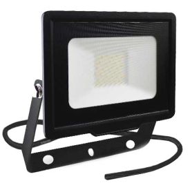 Projecteur extérieur LED extra plat précâblé 230V 30W 2550lm 4000K noir