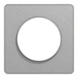 SCHNEIDER Odace Touch Plaque simple aluminium - S530802