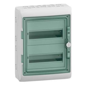 SCHNEIDER Mureva coffret étanche 2 rangées 12 modules IP65 - 13964M