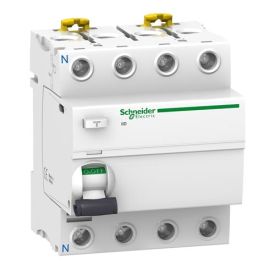 SCHNEIDER Acti9 iID Interrupteur différentiel tétrapolaire 63A 30mA type AC 4M 400V - A9R11463
