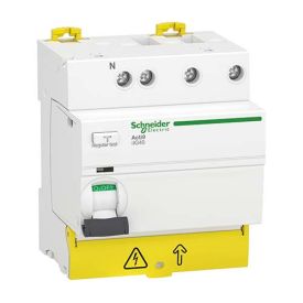 SCHNEIDER Acti9 Interrupteur différentiel tête de groupe 3P+N 40A 300mA type AC - A9R77740
