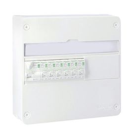 SCHNEIDER Resi9 XE Tableau électrique pré-câblé auto 1 rangée 1ID 40A 6 disjoncteurs