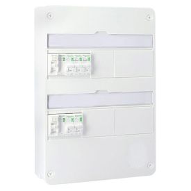 SCHNEIDER Resi9 XP Tableau électrique prééquipé 2 rangées 2ID 40A 5 disjoncteurs