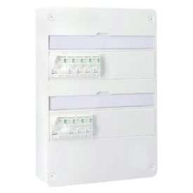 SCHNEIDER Resi9 XE Tableau électrique pré-câblé auto 2 rangées 2ID 40A 7 disjoncteurs