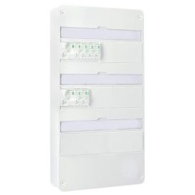 SCHNEIDER Resi9 XE Tableau électrique prééquipé 3 rangées 2ID 40A 6 disjoncteurs 