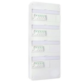 SCHNEIDER Resi9 XE Tableau électrique pré-câblé auto 4 rangées 2ID 40A 2ID 63A 14 disjoncteurs