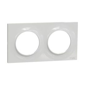 SCHNEIDER Odace Styl Plaque double gris pierre - S520704A1