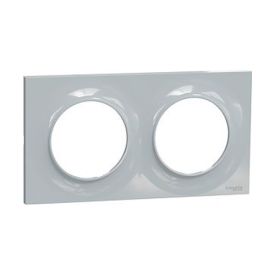 SCHNEIDER Odace Styl Plaque double sable - S520704B1
